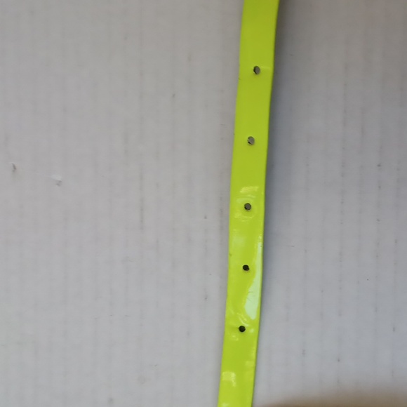 $4 Add-on Thin Fluorescent Yellow Belt - Youth Size - Picture 4 of 5